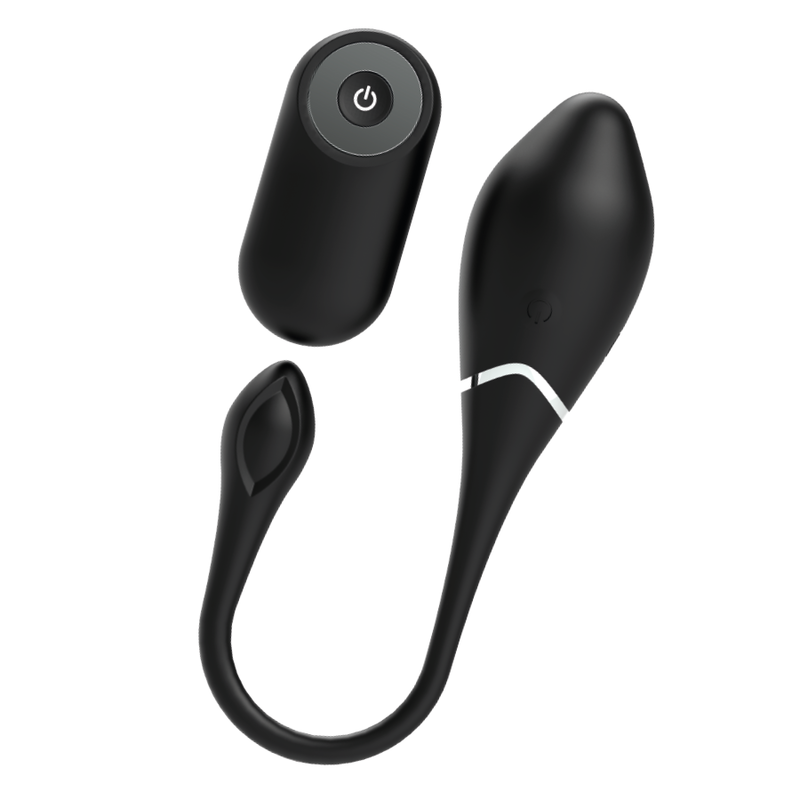 Black&Silver Jenell Rechargeable Vibrating Egg | Niks.fi verkkokauppa