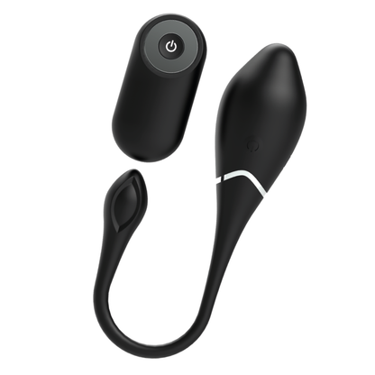 Black&Silver Jenell Rechargeable Vibrating Egg | Niks.fi verkkokauppa