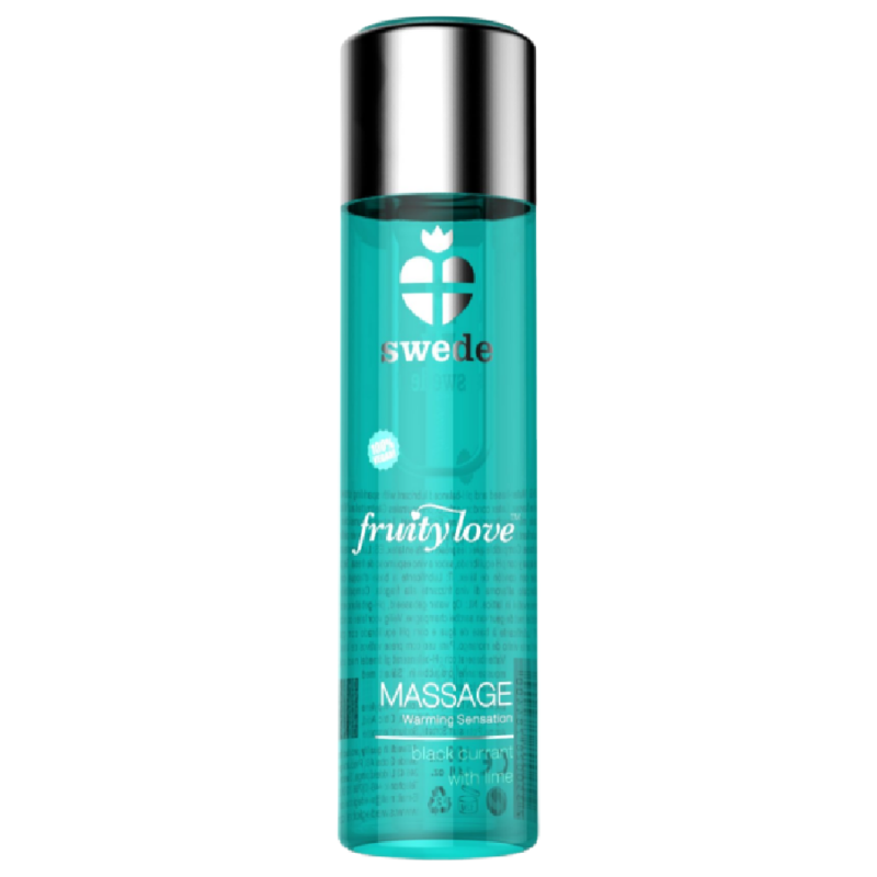 Swede Fruity Love Warming Effect Massage Oil Black Currant And Lime 120 Ml | Niks.fi verkkokauppa