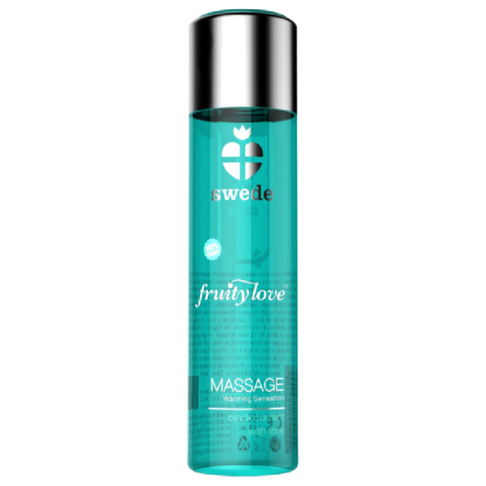 Swede Fruity Love Warming Effect Massage Oil Black Currant And Lime 120 Ml | Niks.fi verkkokauppa