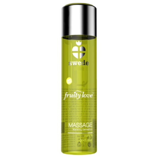 Swede Fruity Love Warming Effect Massage Oil Vanilla And Gold Pear 120 Ml | Niks.fi verkkokauppa