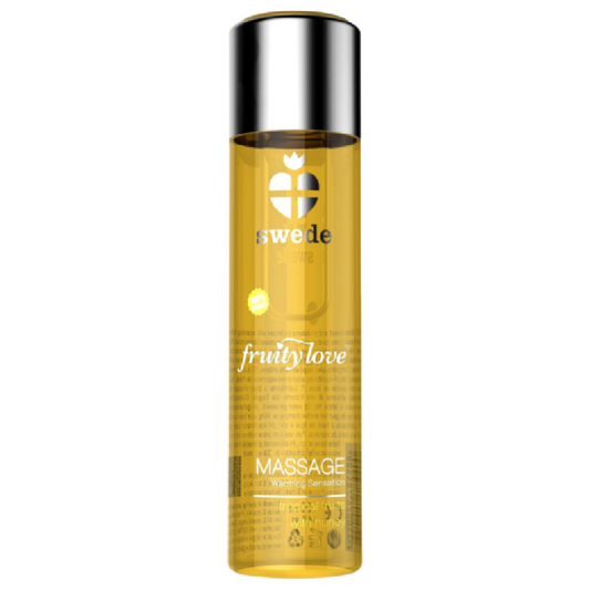 Swede Fruity Love Warming Effect Massage Oil Tropical Fruity With Honey 120 Ml. | Niks.fi verkkokauppa