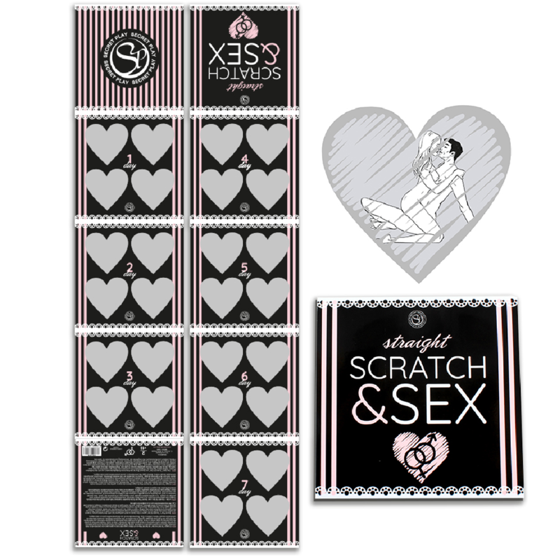 Secretplay Scratch & Sex Game For Straight Couples (Es/En/Fr/Pt/De) | Niks.fi verkkokauppa