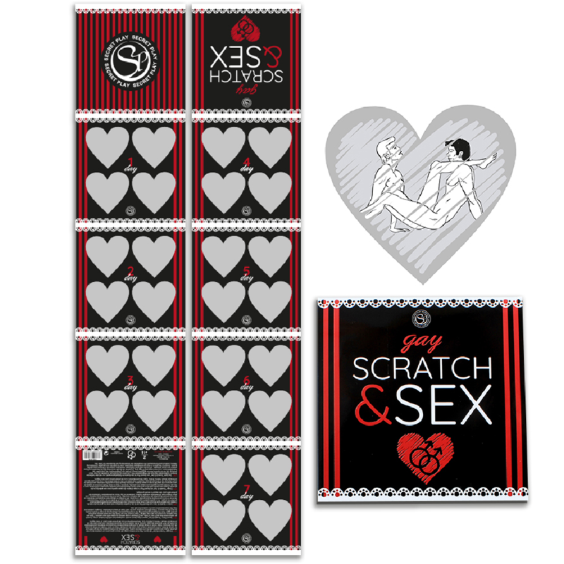 Secretplay Scratch & Sex Gay Couples Game (Es/En/Fr/Pt/De) | Niks.fi verkkokauppa