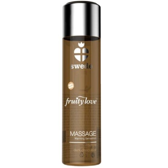 Swede Fruity Love Warming Effect Massage Oil Intense Dark Chocolate 60 Ml | Niks.fi verkkokauppa