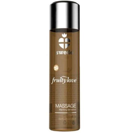 Swede Fruity Love Warming Effect Massage Oil Intense Dark Chocolate 60 Ml | Niks.fi verkkokauppa