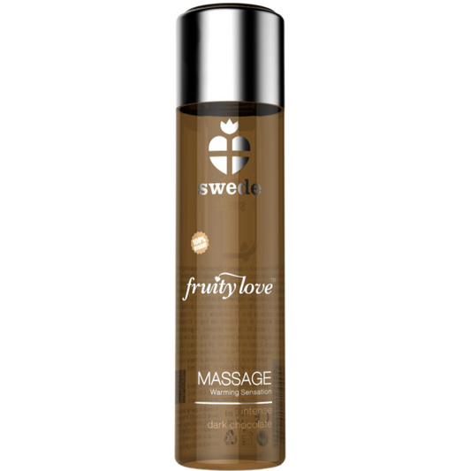 Swede Fruity Love Warming Effect Massage Oil Intense Dark Chocolate 120 Ml | Niks.fi verkkokauppa