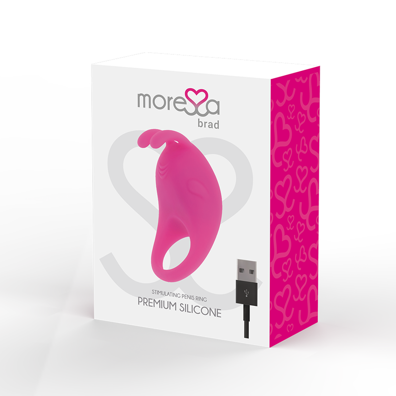 Moressa Brad Premium Silicone Rechargeable Pink | Niks.fi verkkokauppa