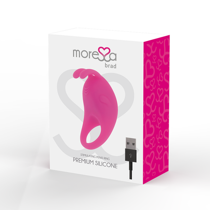 Moressa Brad Premium Silicone Rechargeable Pink | Niks.fi verkkokauppa