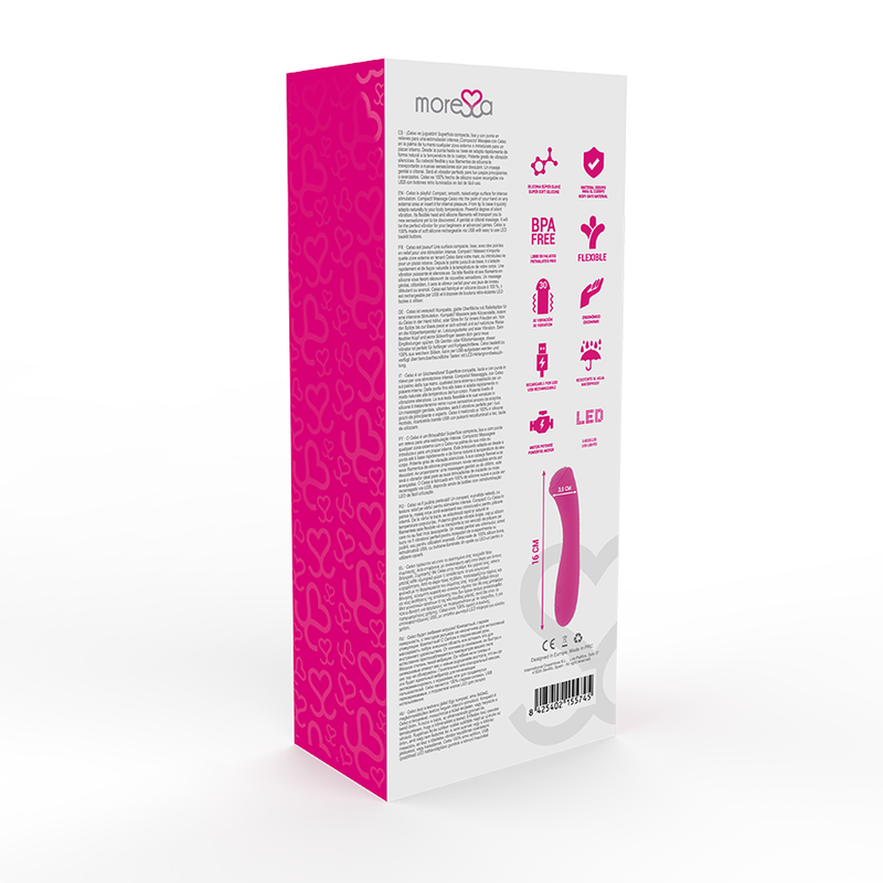 Moressa Celso Premium Silicone Rechargeable | Niks.fi verkkokauppa