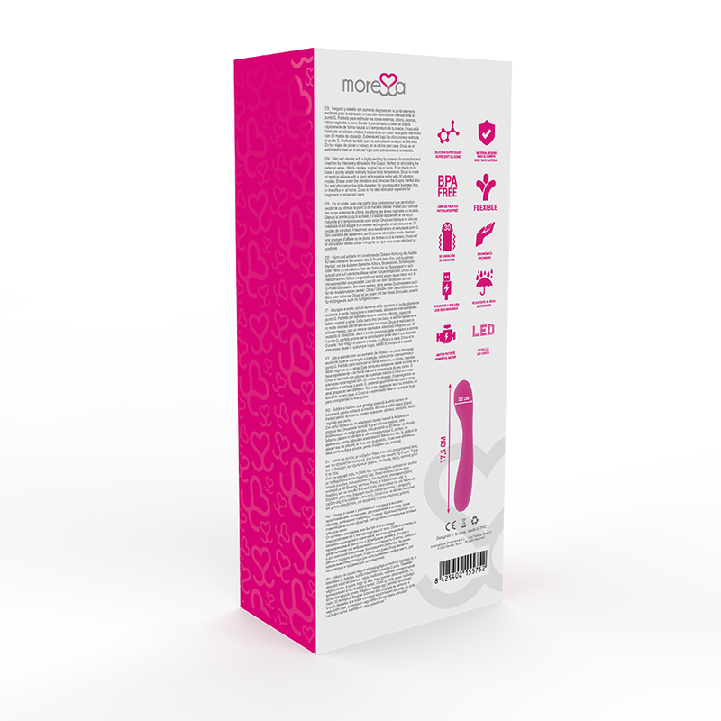 Moressa Druso Premium Silicone Rechargeable | Niks.fi verkkokauppa
