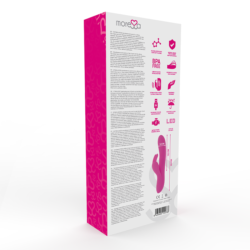 Moressa Ethan Premium Silicone Rechargeable | Niks.fi verkkokauppa