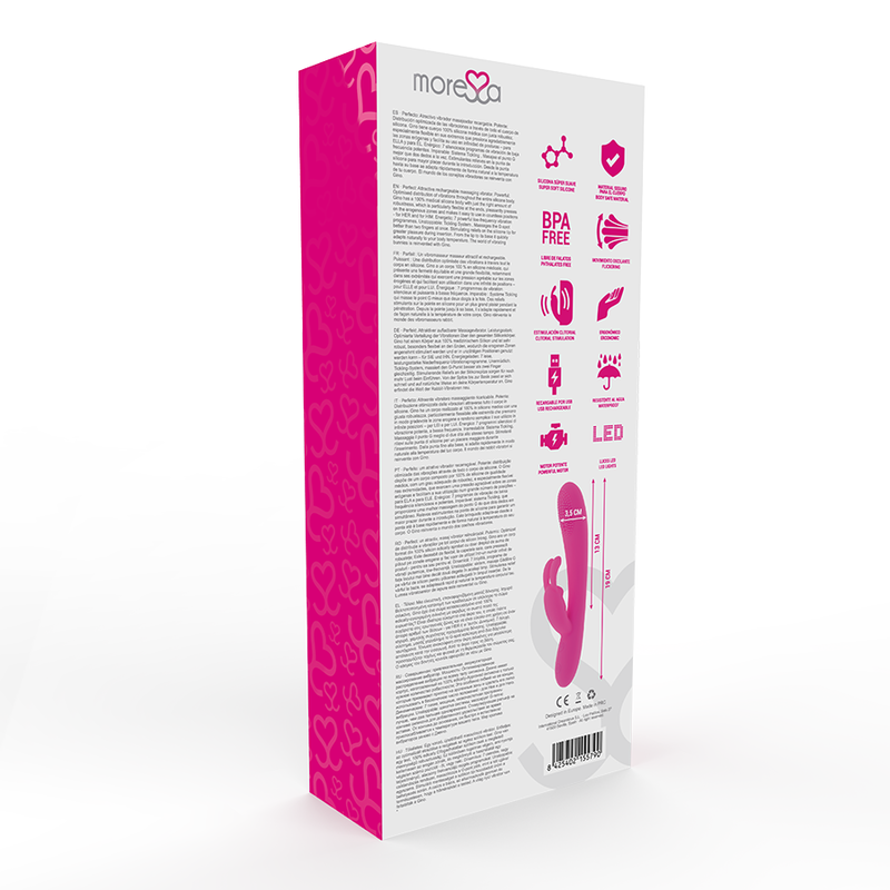Moressa Gino Premium Silicone Rechargeable | Niks.fi verkkokauppa