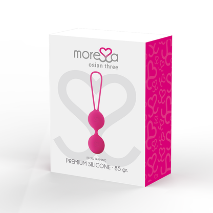 Moressa Osian Three Premium Silicone Pink | Niks.fi verkkokauppa