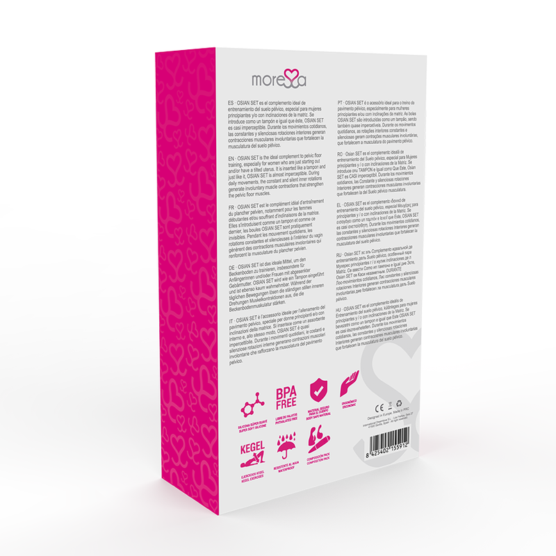 Moressa Osian Set Premium Silicone Pink | Niks.fi verkkokauppa