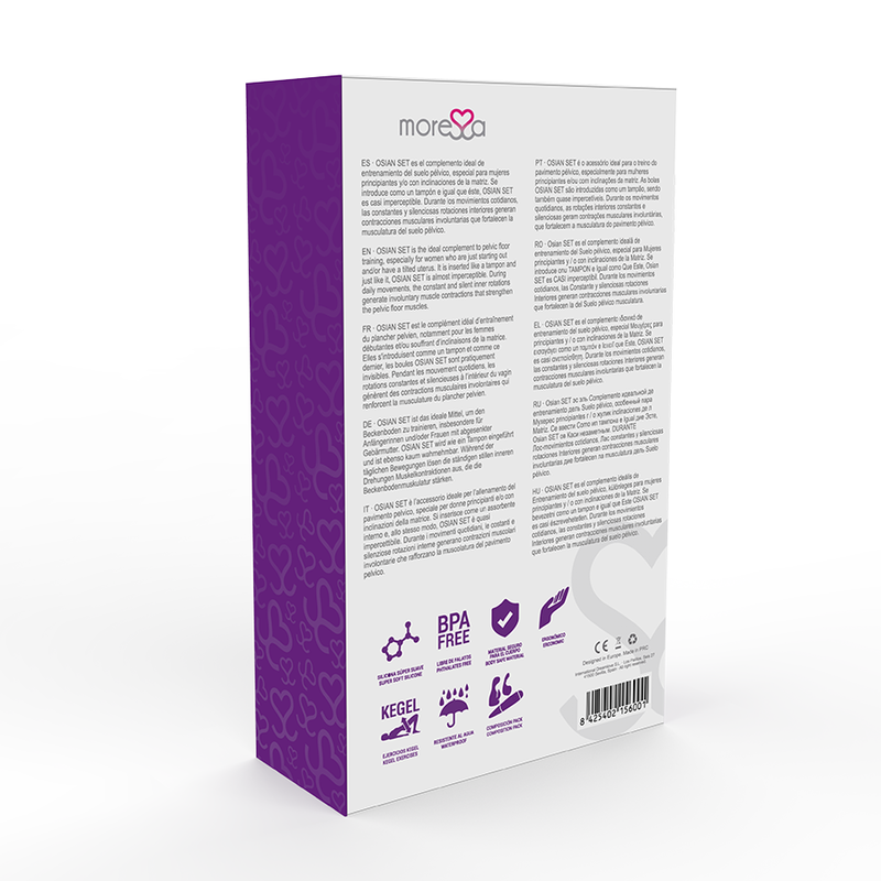 Moressa Osian Set Premium Lilac Silicone | Niks.fi verkkokauppa