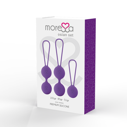 Moressa Osian Set Premium Lilac Silicone | Niks.fi verkkokauppa