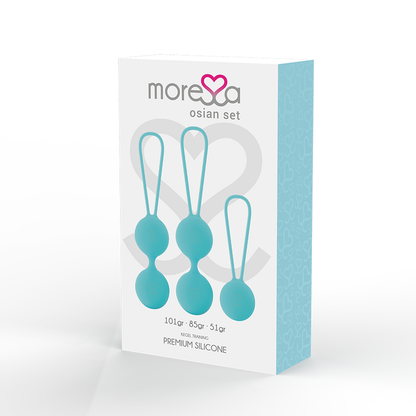 Moressa Osian Set Premium Turquoise Silicone | Niks.fi verkkokauppa