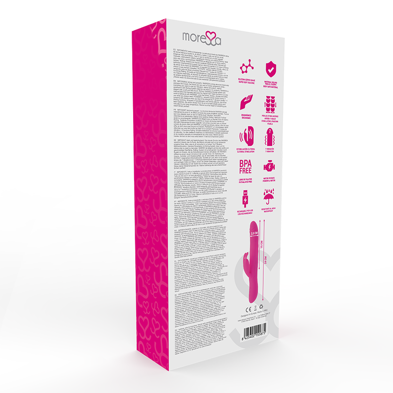 Moressa Warren Premium Rechargeable Silicone | Niks.fi verkkokauppa