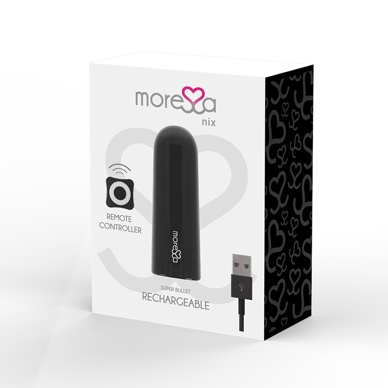 Moressa Nix Vibrator Remote Control Black | Niks.fi verkkokauppa