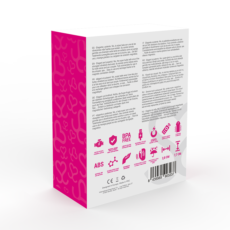 Moressa Nix Vibrator Remote Control Pink | Niks.fi verkkokauppa