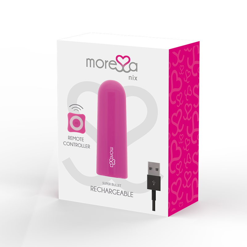 Moressa Nix Vibrator Remote Control Pink | Niks.fi verkkokauppa