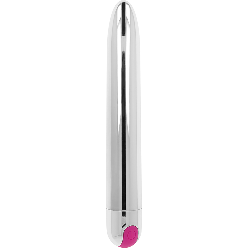 Ohmama Rechargeable Silver Vibrator 10 Modes 18.5 Cm | Niks.fi verkkokauppa