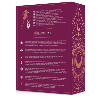 Rithual Esha Egg Remote Control System Rotation + Vibration | Niks.fi verkkokauppa