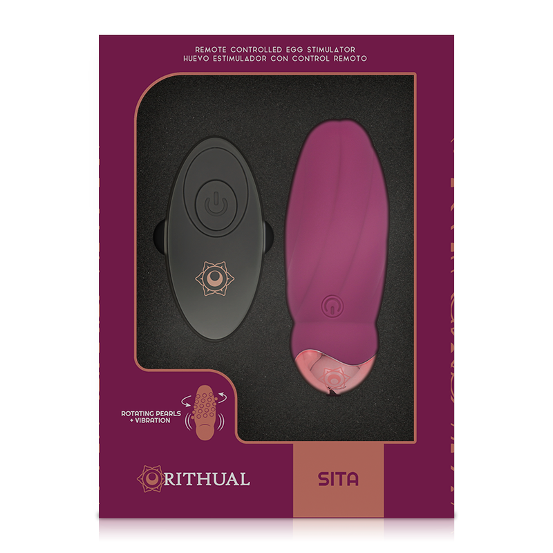 Rithual Sita Egg Remote Control Bead Rotation + Vibration | Niks.fi verkkokauppa