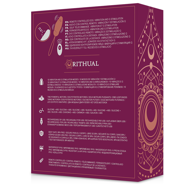Rithual Priya Egg Remote Control G-Spot + Vibration | Niks.fi verkkokauppa