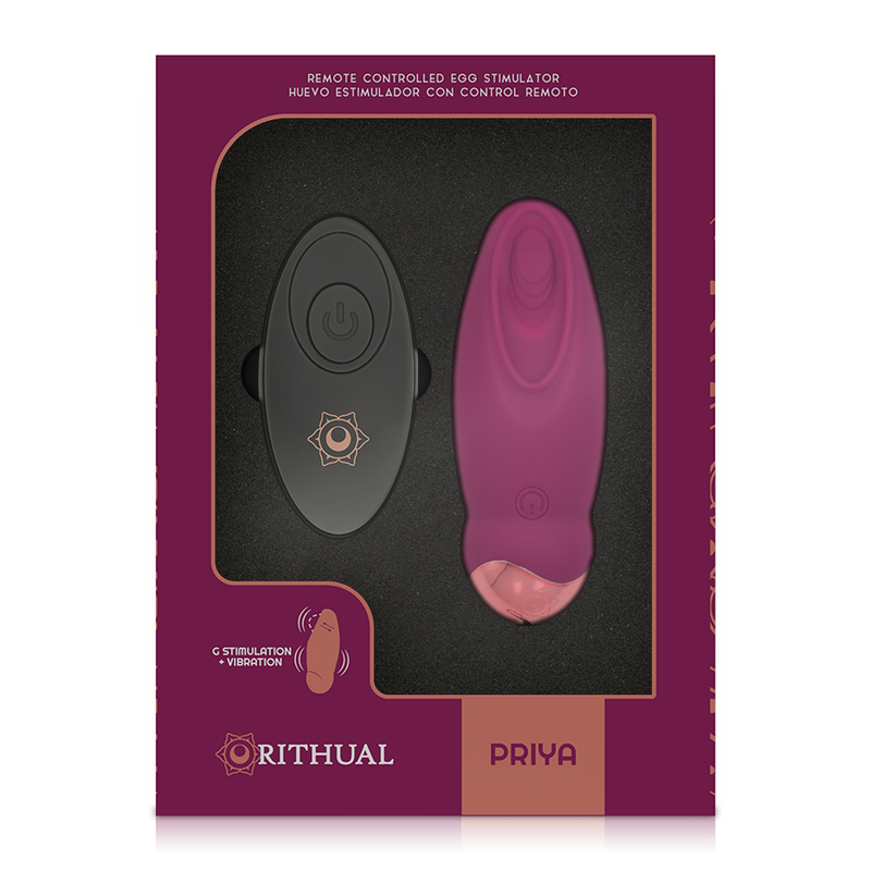 Rithual Priya Egg Remote Control G-Spot + Vibration | Niks.fi verkkokauppa