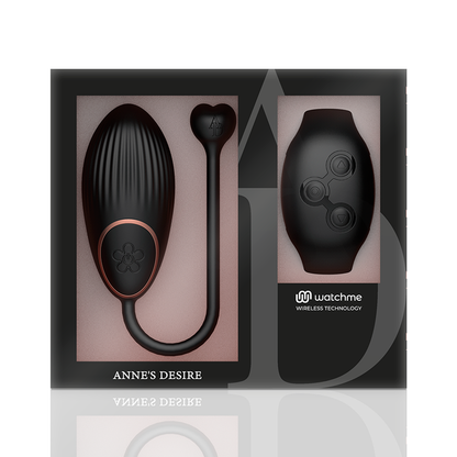 Anne'S Desire Egg Remote Control Technology Watchme Black | Niks.fi verkkokauppa