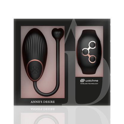 Anne'S Desire Egg Remote Control Technology Watchme Black/Gold | Niks.fi verkkokauppa