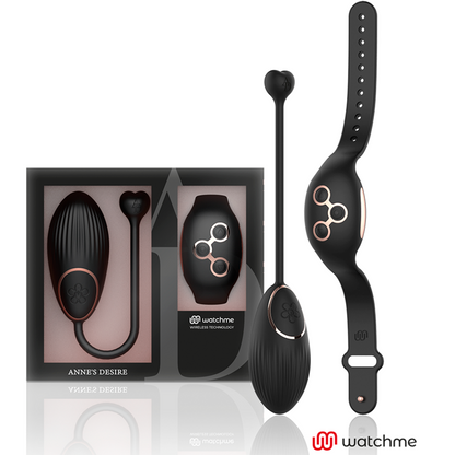 Anne'S Desire Egg Remote Control Technology Watchme Black/Gold | Niks.fi verkkokauppa