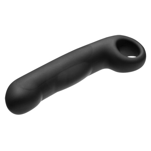 Electrastim Ovid Silicone Black Dildo | Niks.fi verkkokauppa