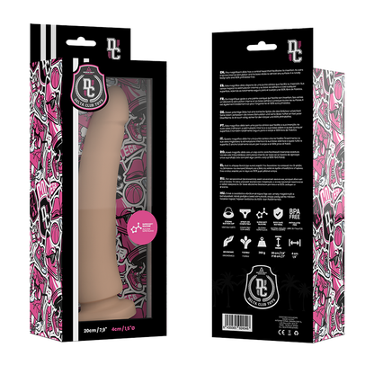 Delta Club Toys Natural Dildo Medical Silicone 20 Cm -O 4 Cm | Niks.fi verkkokauppa