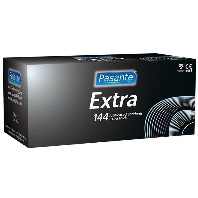 Pasante Extra Condom Extra Thick 144 Units | Niks.fi verkkokauppa
