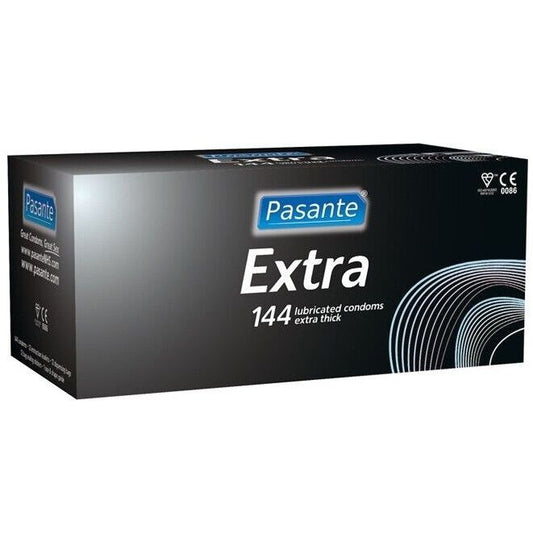 Pasante Extra Condom Extra Thick 144 Units | Niks.fi verkkokauppa