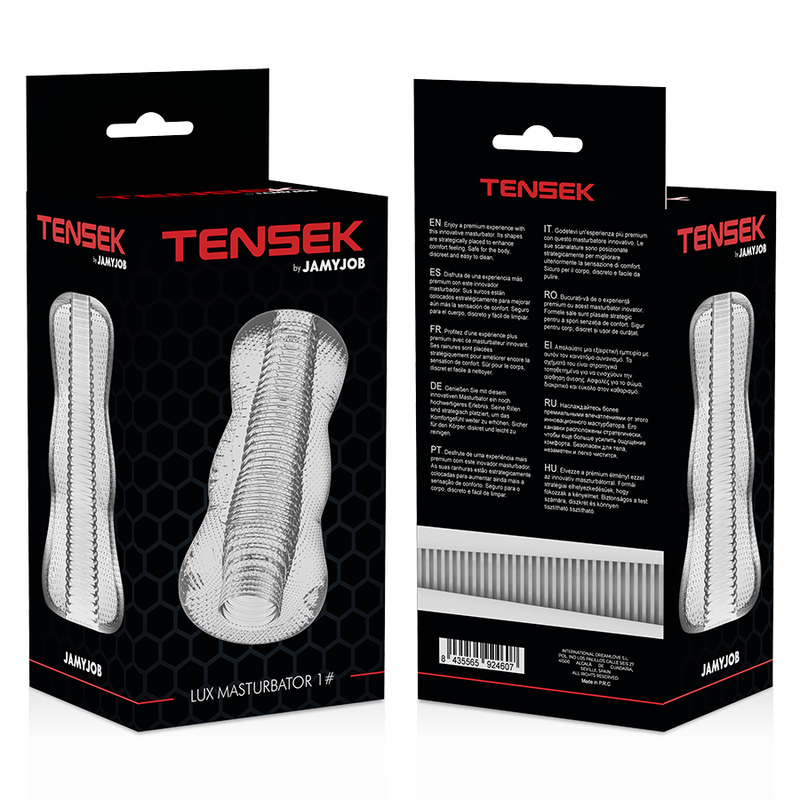 Jamyjob Extreme Tensek 1 Masturbator Clear | Niks.fi verkkokauppa