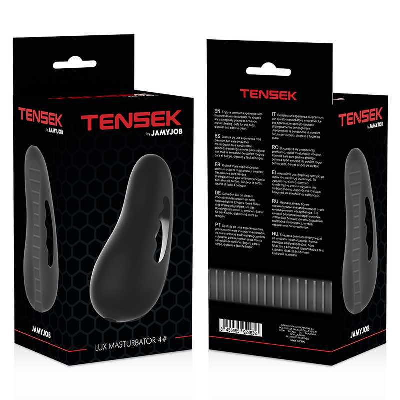 Jamyjob Extreme Tensek 4 Masturbator Black | Niks.fi verkkokauppa
