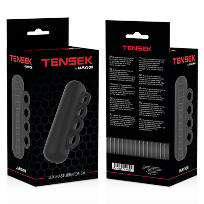 Jamyjob Extreme Tensek 5 Masturbator Black | Niks.fi verkkokauppa