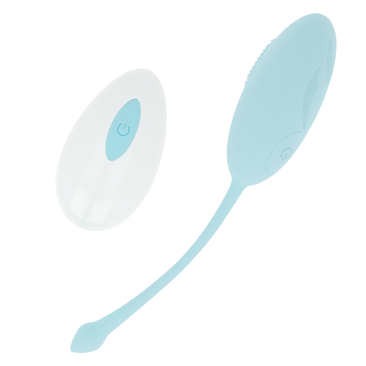 Ohmama Textured Vibrating Egg 10 Modes Blue | Niks.fi verkkokauppa