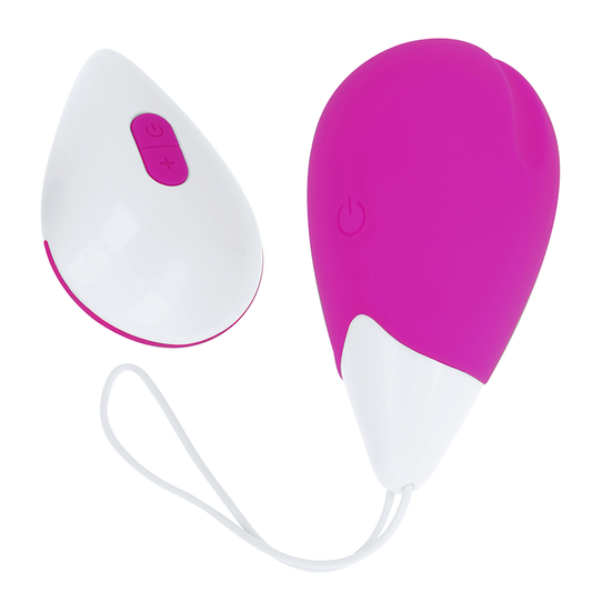 Ohmama Textured Vibrating Egg 10 Modes Purple And White | Niks.fi verkkokauppa