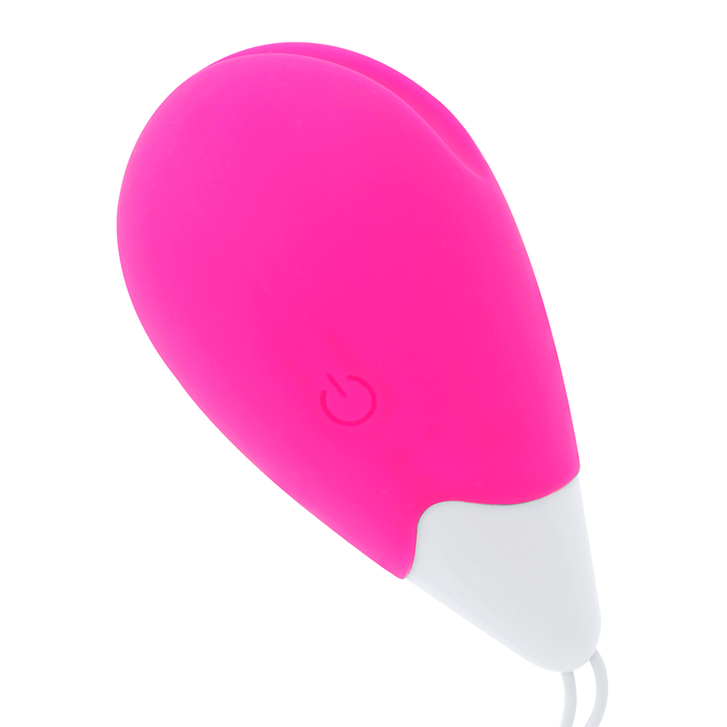 Ohmama Textured Vibrating Egg 10 Modes Pink And White | Niks.fi verkkokauppa