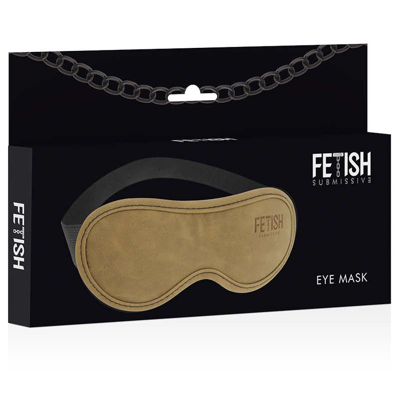 Fetish Submissive Origen Vegan Leather Mask With Neoprene Lining | Niks.fi verkkokauppa