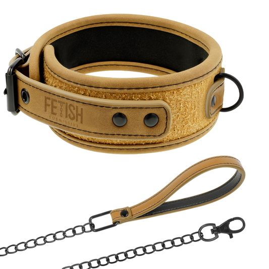 Fetish Submissive Origen Neoprene Lined Necklace With Chain | Niks.fi verkkokauppa