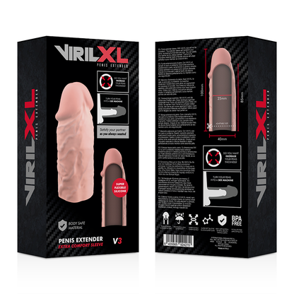 Virilxl Liquid Silicone V3 Natural Penis Extension | Niks.fi verkkokauppa