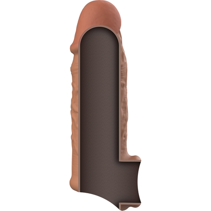 Virilxl Liquid Silicone V7 Brown Penis Extension | Niks.fi verkkokauppa