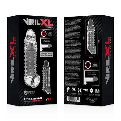 Virilxl Penis Extension And Sheath V11 Transparent | Niks.fi verkkokauppa