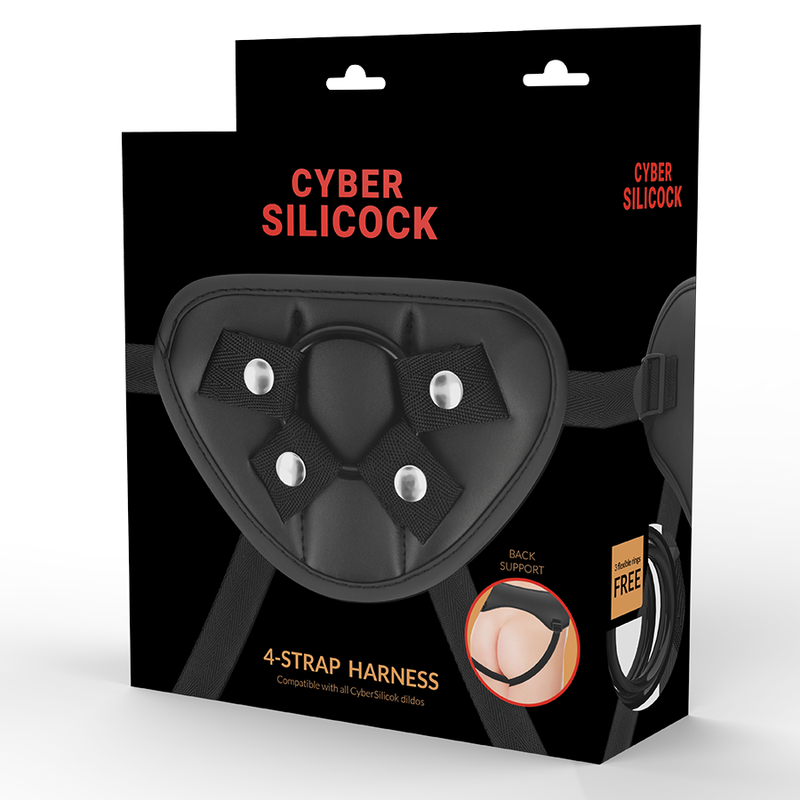 Cyber Silicock Strap-On Harness With 3 Rings Free | Niks.fi verkkokauppa